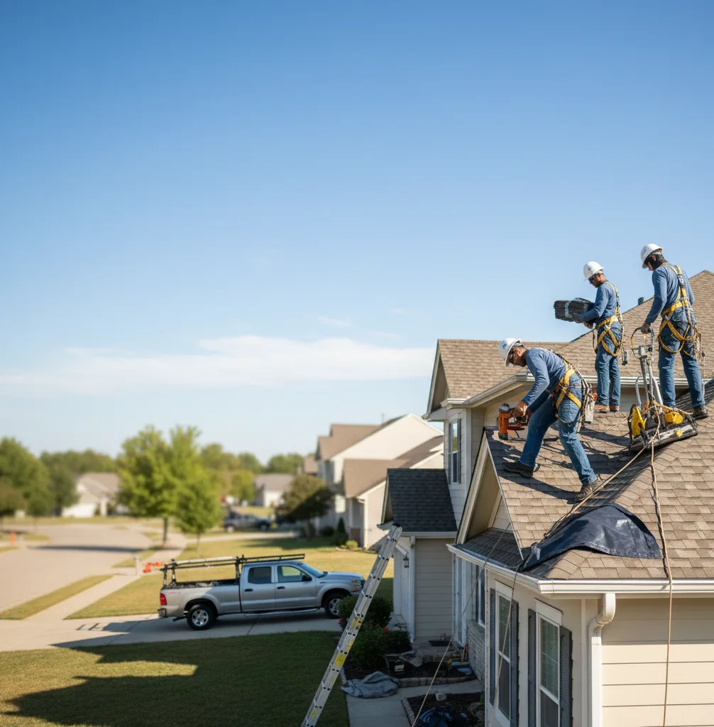 Flat Roof Repair in El Paso, IL